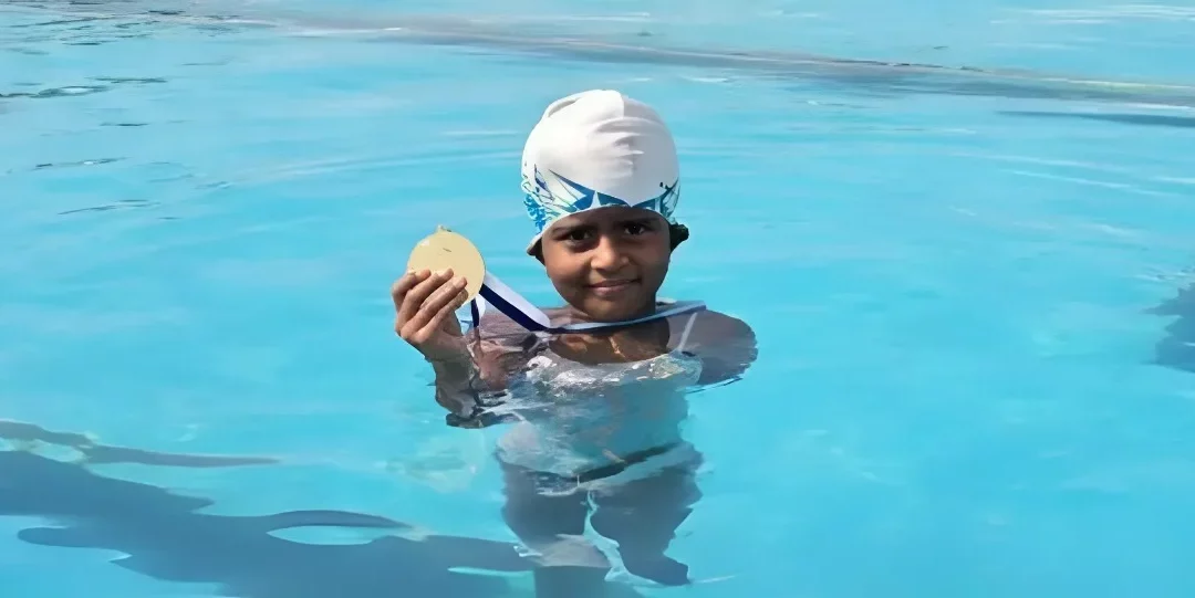Little Wave-Maker: 6-year-old Aashritha’s big swim