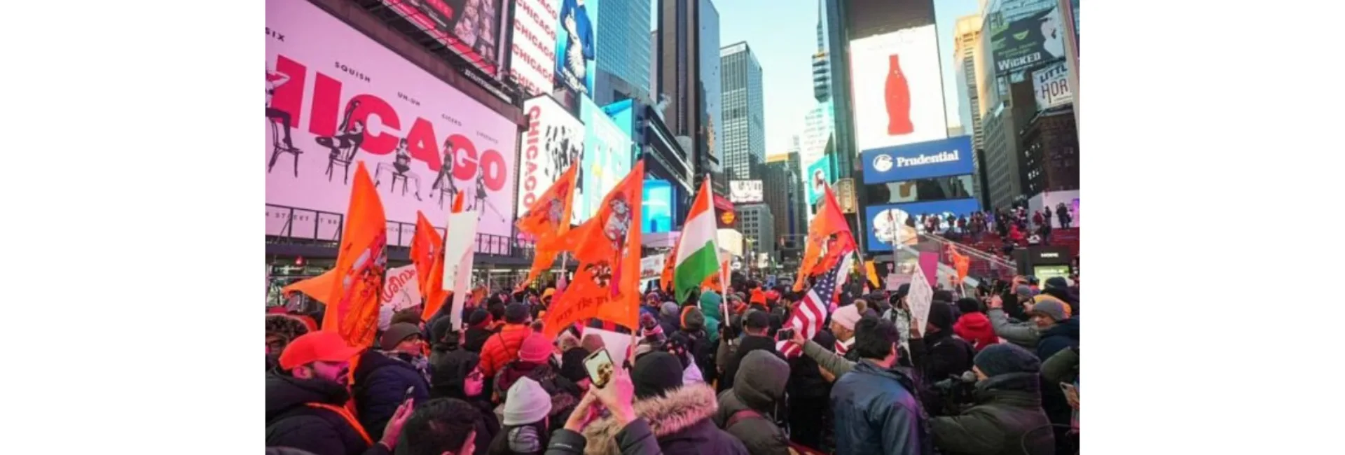 Indian Diaspora at Times Square