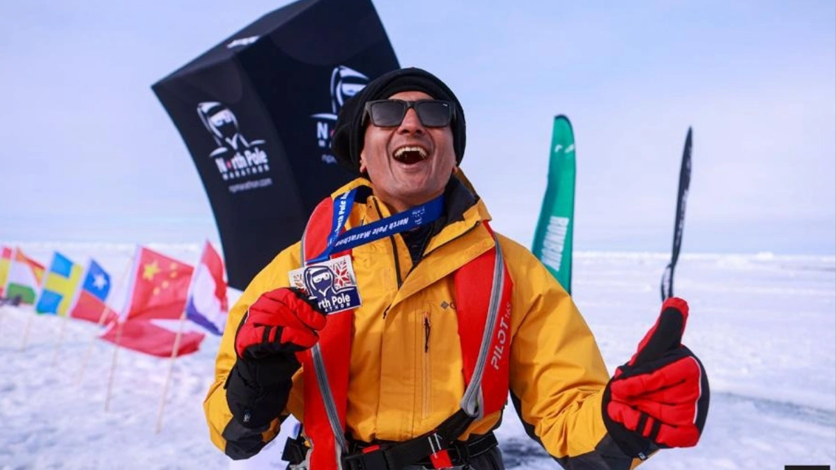 Ram Gopal Kothari Makes History as First Indian to Finish the North Pole Marathon