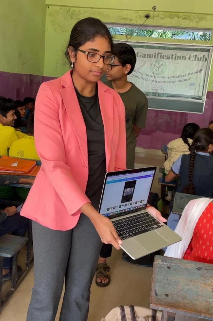 Siri at a Hyderabad school
