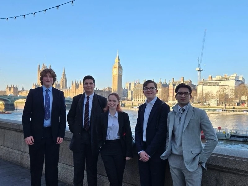 Aryaveer Baljee with friends