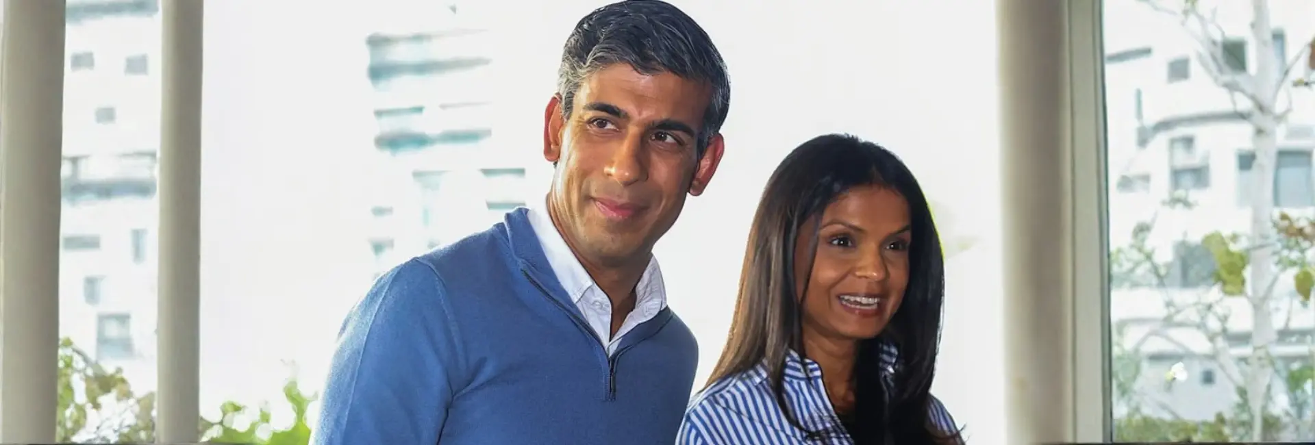Former UK PM Rishi Sunak and Akshata Murty