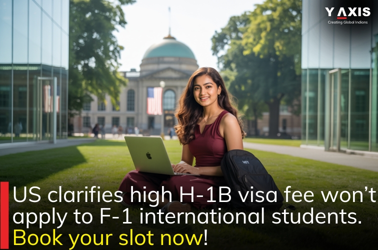 US clarifies high H1B visa fee wont apply to F 1 international students