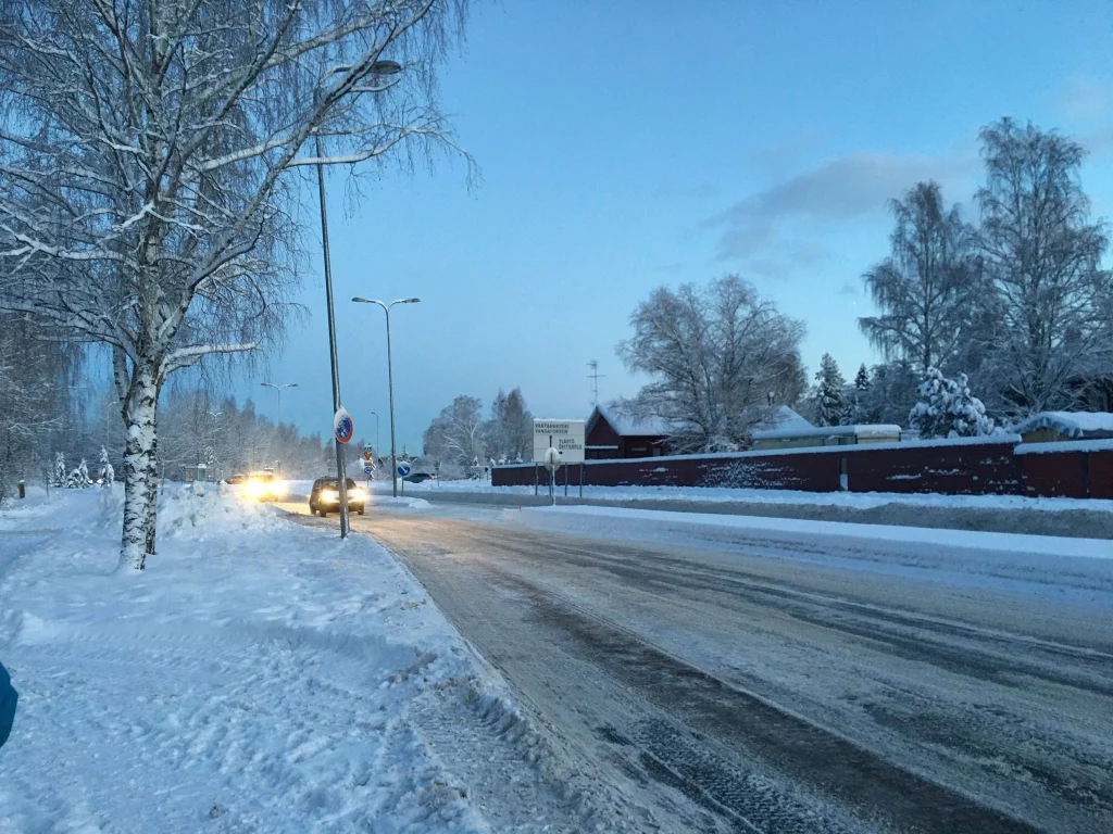 A street in Vantaa, Finland