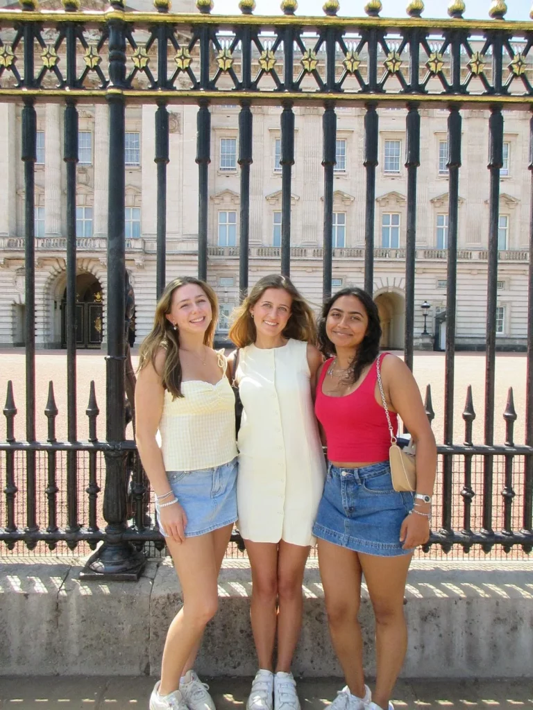 Krishna Gelli with fellow Georgia Tech students