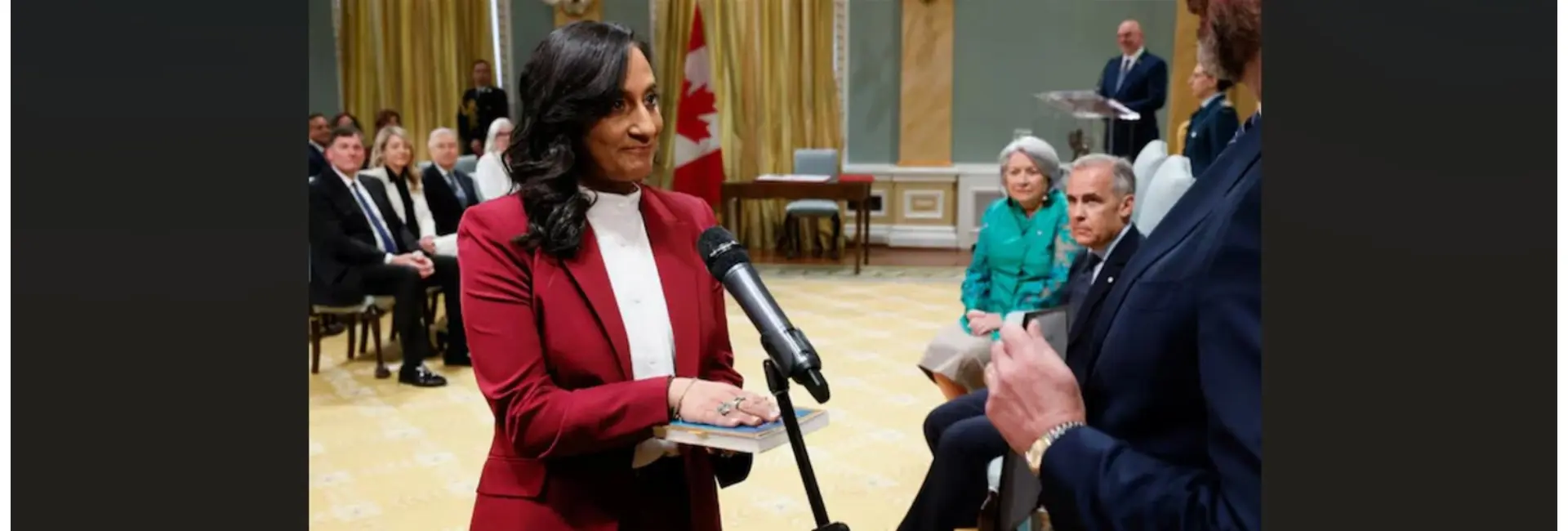 Anita Anand takes oath on Bhagvad Gita as Canada's Foreign Ministe