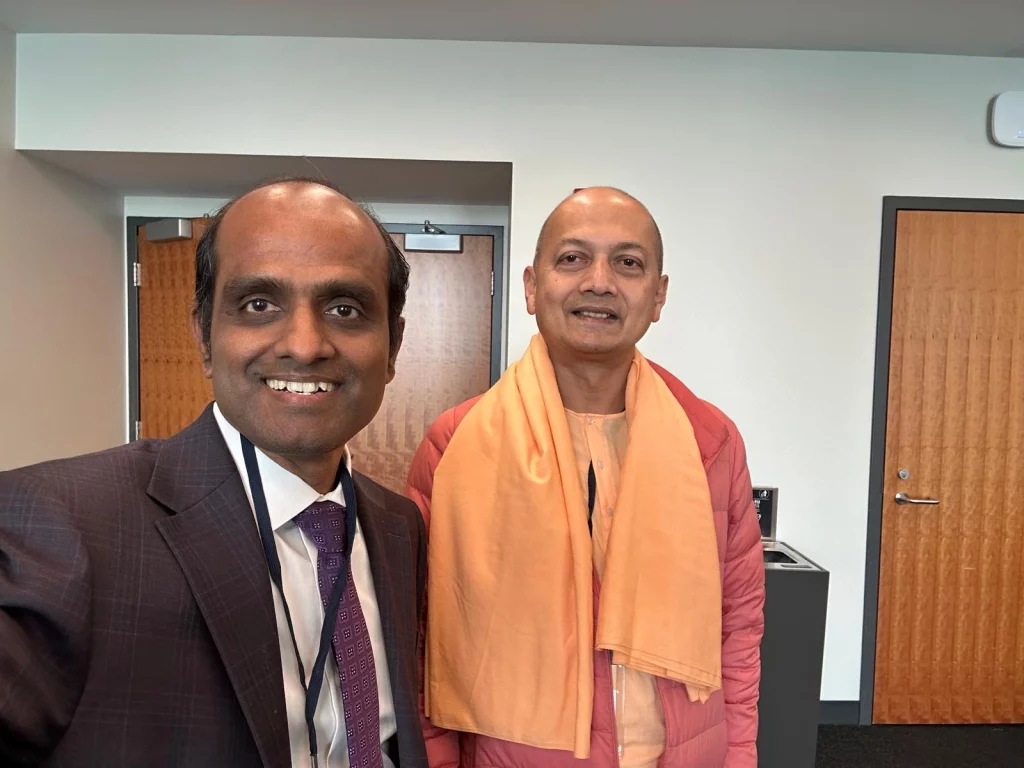 Dr Bala Subramaniam with a Guru