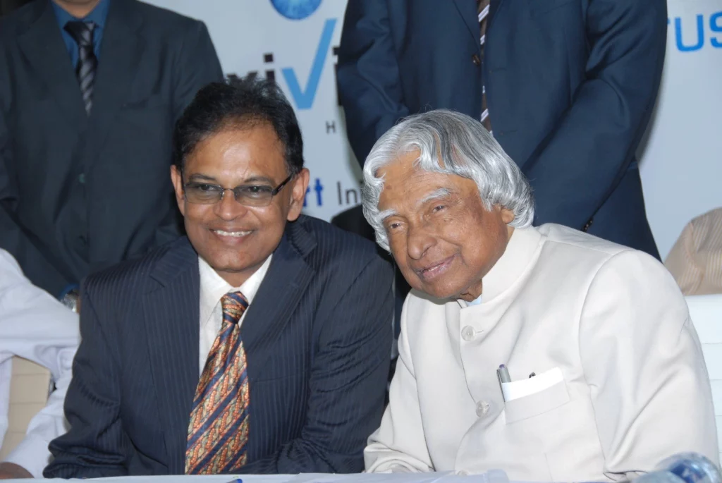 Dr Kasu Prasad Reddy with APJ Abdul Kalam