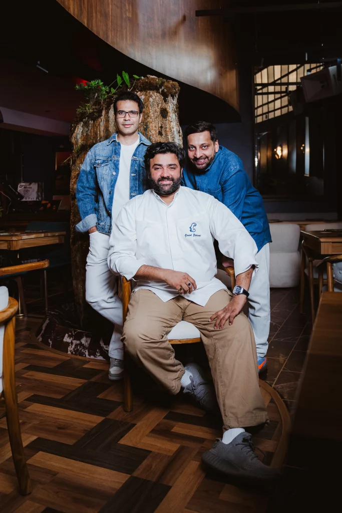 Karan Gaba, Chef Anand Morwani, Rohan Mangalorkar_Partners at Gaijin