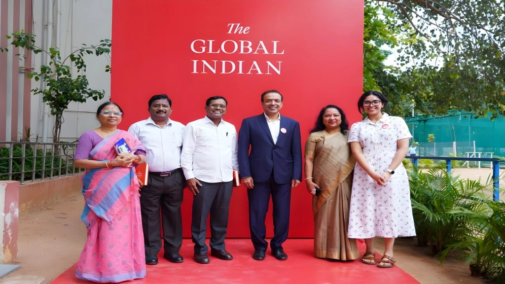 Xavier Augustin Shared Insights from The Global Indian at the Bano Global Indian Book Launch Held at Dr. B.R. Ambedkar Educational Institution, Hyderabad