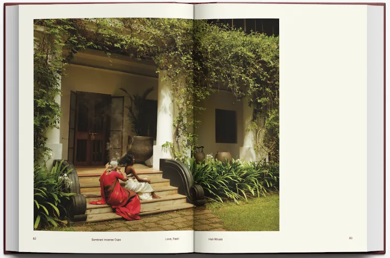 A page from Nethra Gomatheswaran's book, Love, Paati