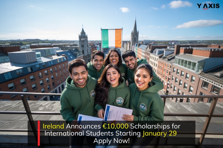 Ireland Announces €10,000 Scholarships for International Students Starting January 29 – Apply Now!