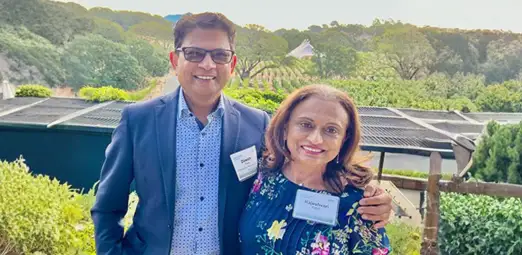 Dinesh and Rajeshvari Patel