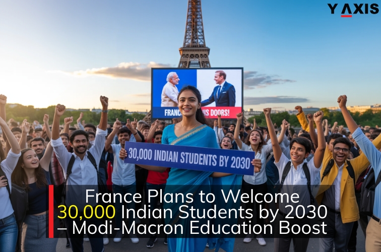 France announces Visa Free Access to welcome 30,000 Indian Students. Modi-Macron Meet Updates.