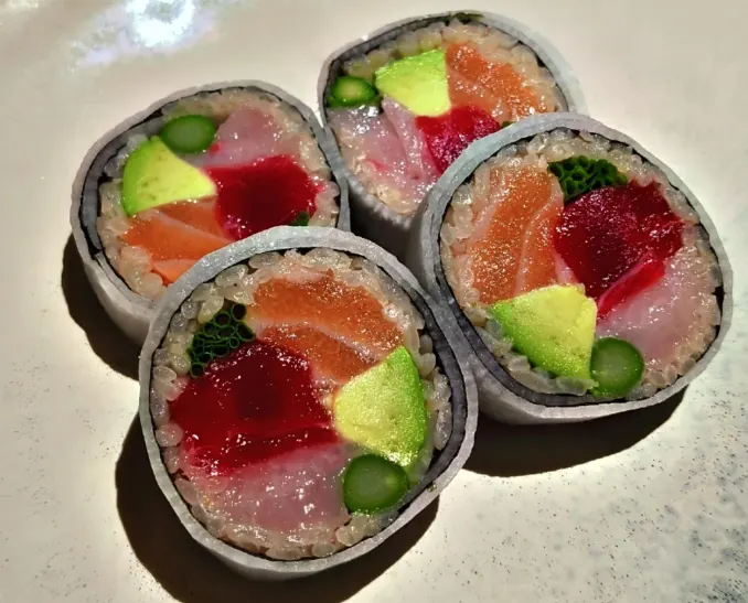 Futomaki is the most classic sushi roll in Japan.