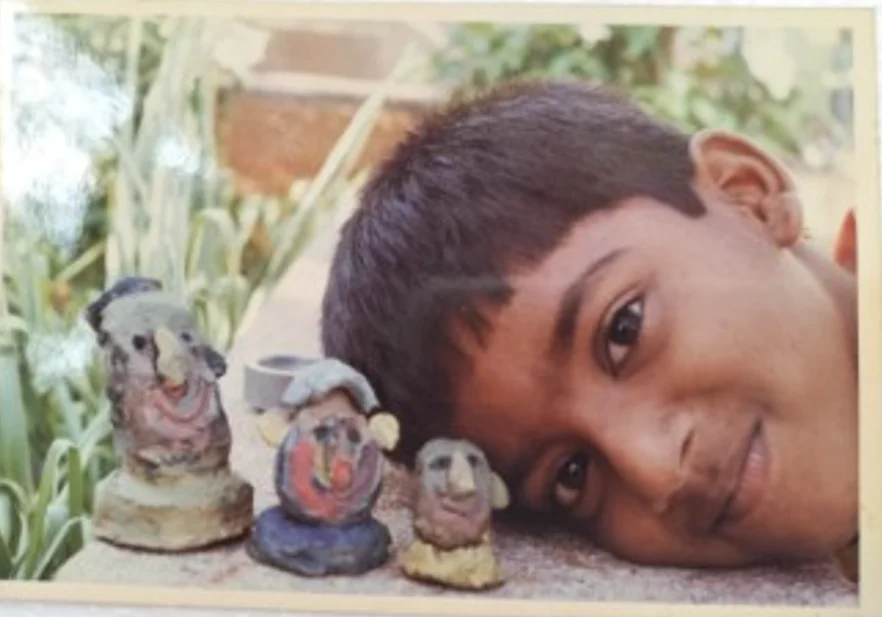 Harsha during his childhood