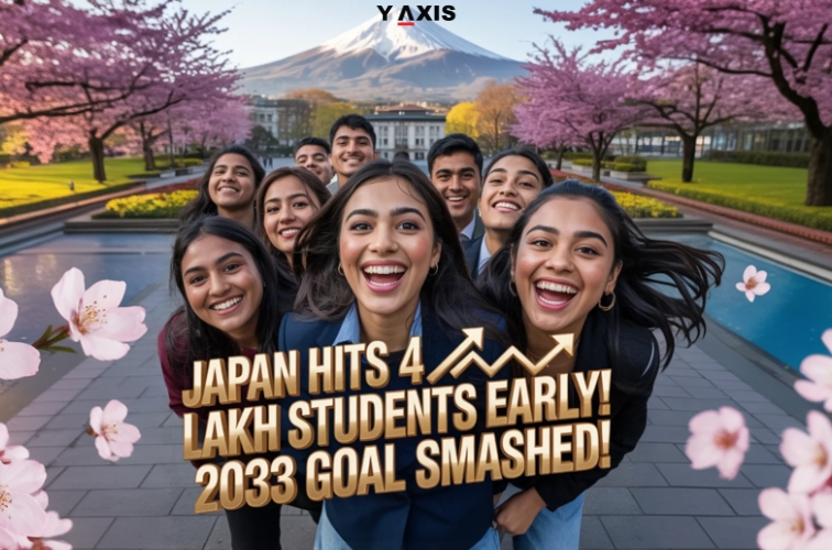 Japan surpasses 4 lakh international student enrolments, achieving its 2033 target ahead of schedule. Check what this means for applicants.