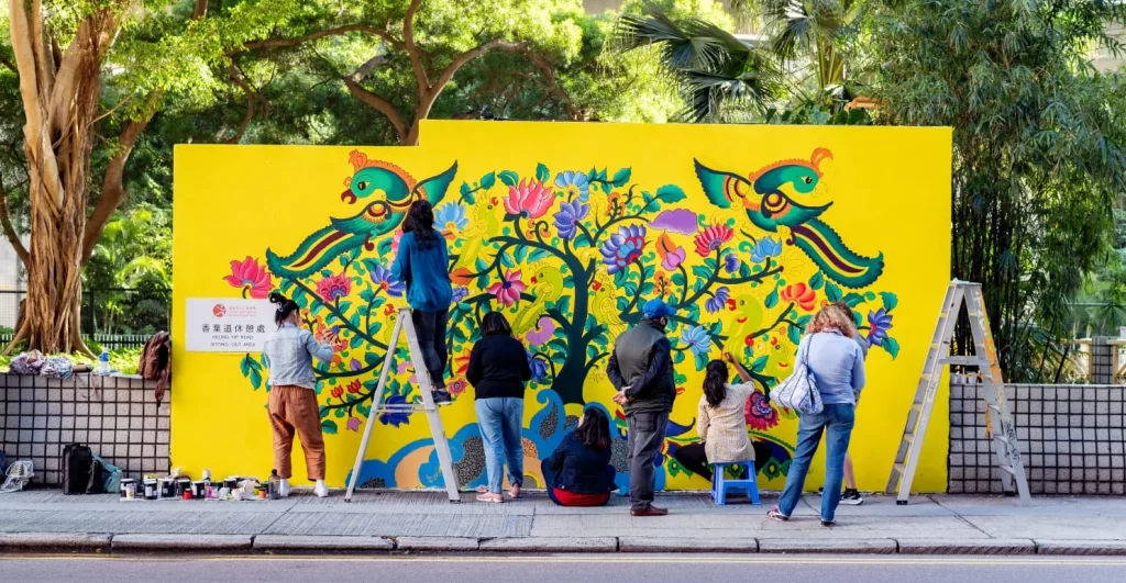 Kalamkari Mural by MeMeraki
