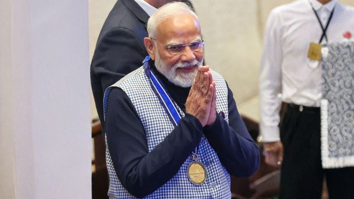 PM Modi Receives Speaker of the Knesset Honour, Becomes First Indian PM to Get Israel Parliament’s Highest Award
