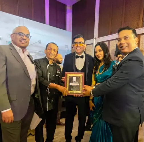 Chef Abhijit Nag and Sterling Puri Team with Masterchef Sanjeev Kappor