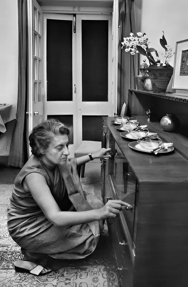 A rare, unguarded portrait of Indira Gandhi, captured by Raghu Rai