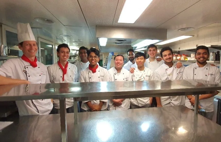 Chef Ankish with colleagues