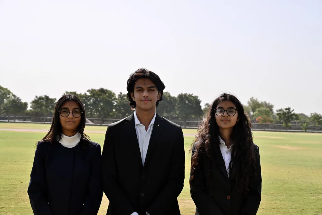 Team Plas-Stick Avyana Mehta, Vivaan Chhawchharia, Ariana Agarwal
