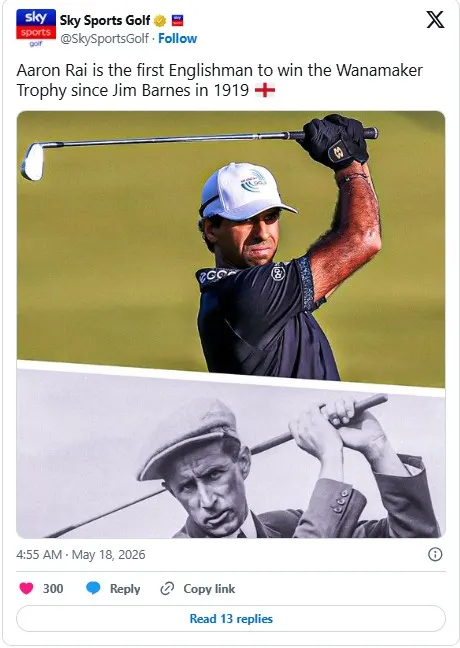 Aaron Rai wins 2026 PGA Championship