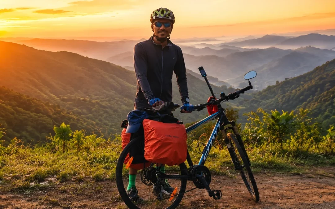 Shijoy Jacob: Born with twisted legs, now cycling across countries