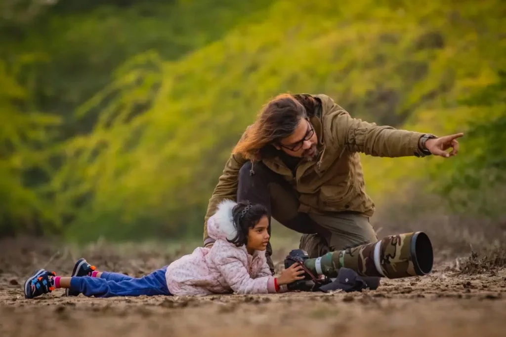Shreyovi Mehta with her father