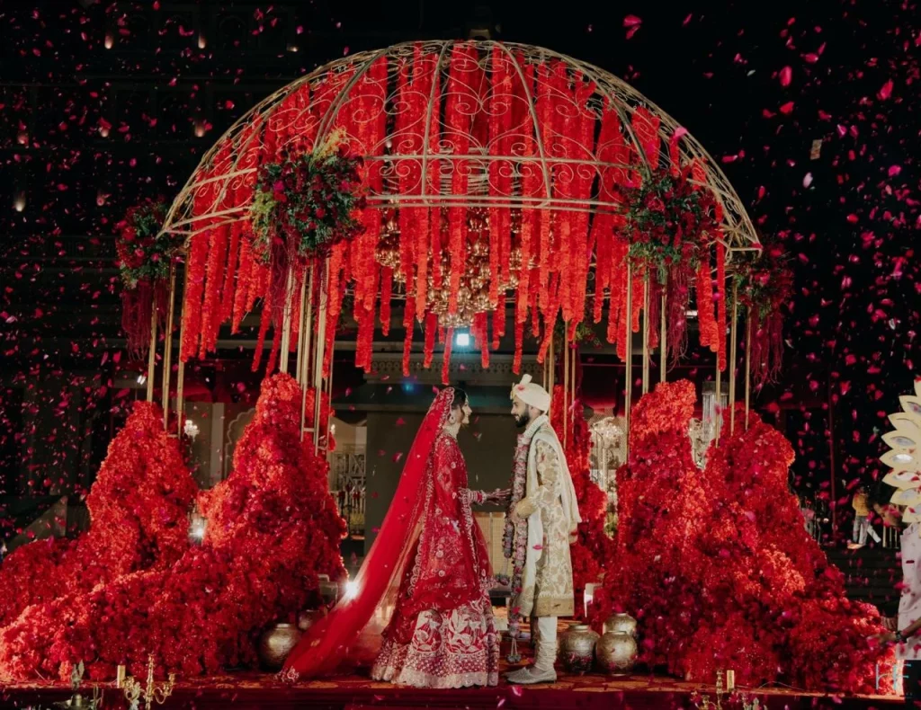 Still from the wedding organised by Party Cruisers