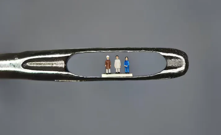 Artwork as tribute to Sir C. V. Raman, Dr A. P. J. Abdul Kalam, and Dr Vikram Sarabhai aboard Vikram-I