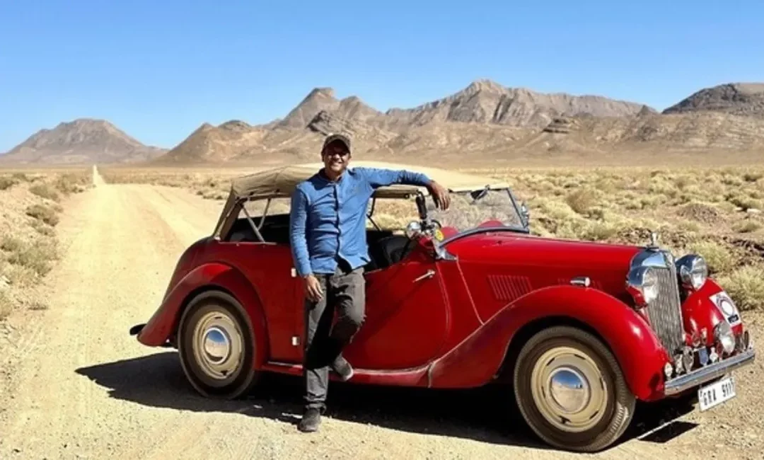 73 days, 14 countries, 13,500 kilometres: Daman Thakore and his family’s Ahmedabad-London expedition in their vintage car, Lal Pari