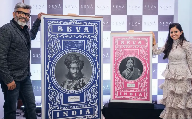 SEVA Home's Maharaja Maharani Collection with Suryakant Lokhande
