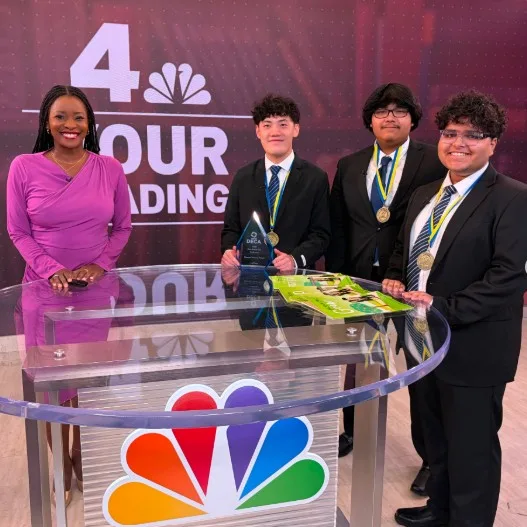 Dev and his peers featured on NBC4 Washington for creating a community program and a children's book that teaches young kids how to manage money