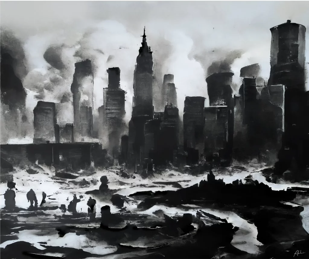 Cities and Climate Change_Artwork by Abhijeet Shrivastava