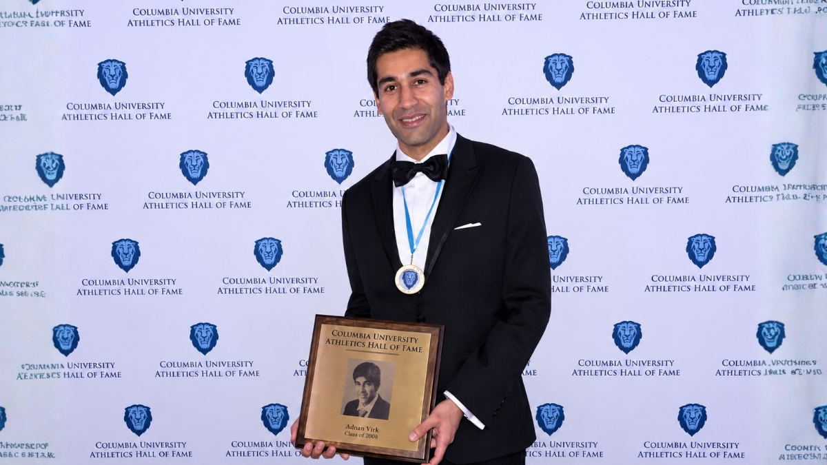 Indian Squash Star Ramit Tandon Enters Columbia Hall of Fame