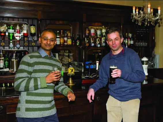Sir Shankar Balasubramanian and Sir David Klenerman at PantonArms