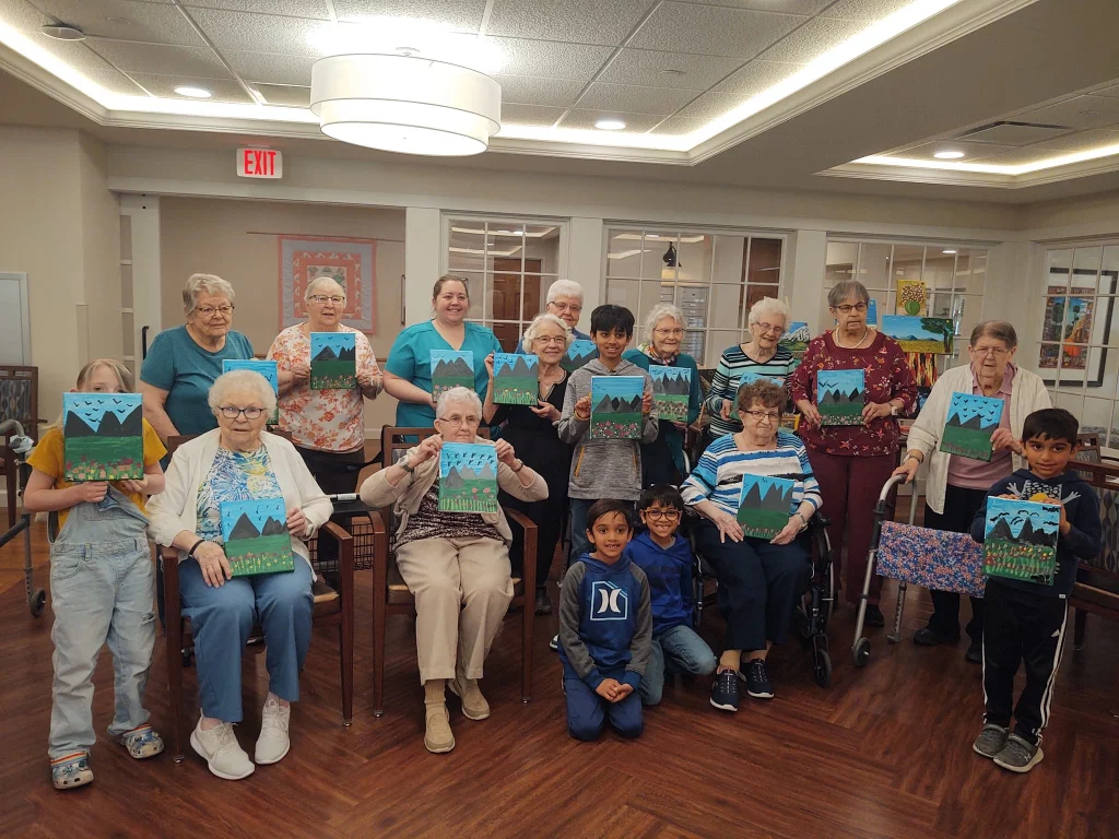Arsh with seniors